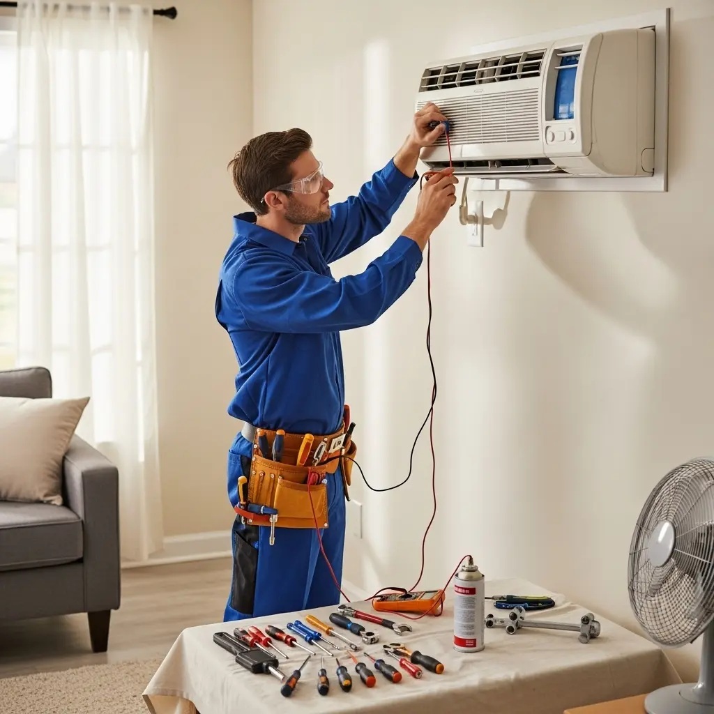 Selendi Kumtel Kumtel klima gaz dolumu ve bakım – Enerji verimliliği artırıldı. - Teknik servis örneği